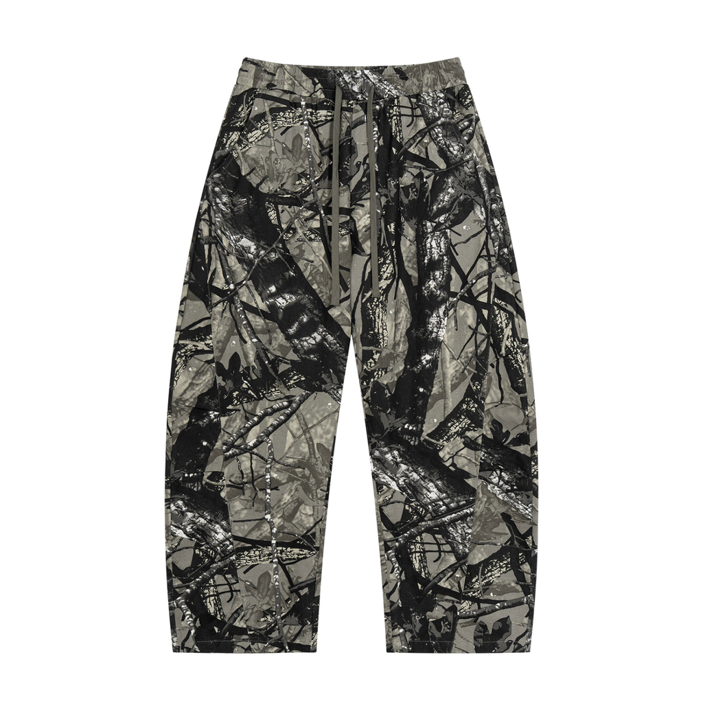 Tree Camo Barrel Leg Pants