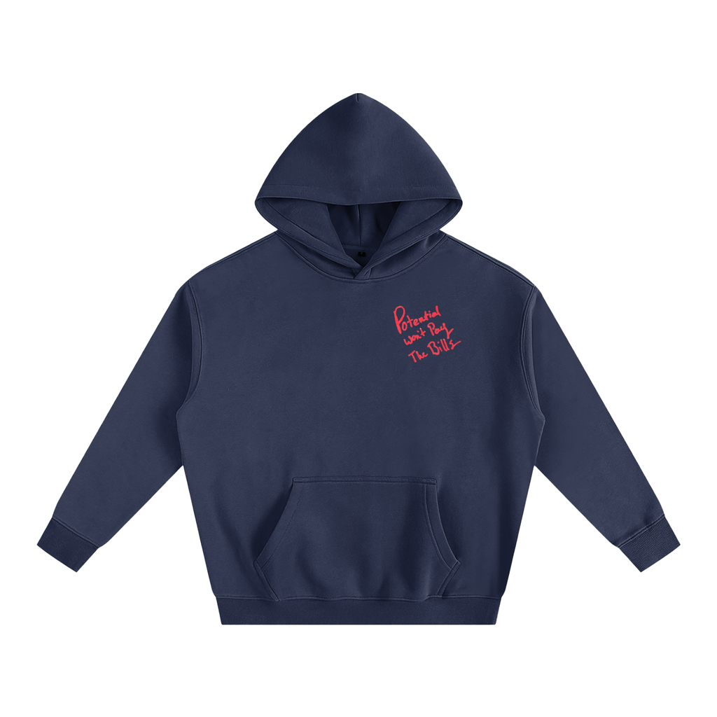 PWP Essential Oversized Hoodie (reg) - NAVY