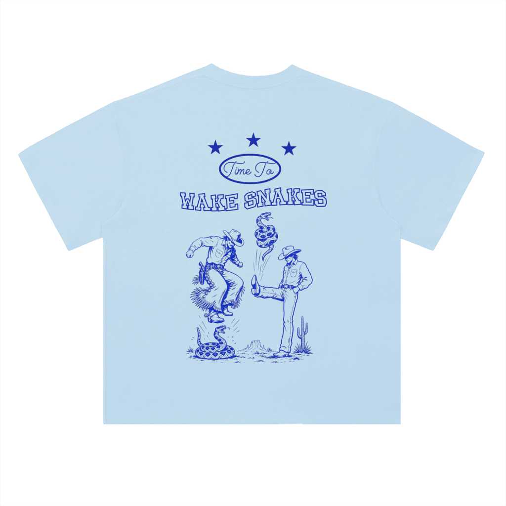 Wake Snakes Cotton T-Shirt