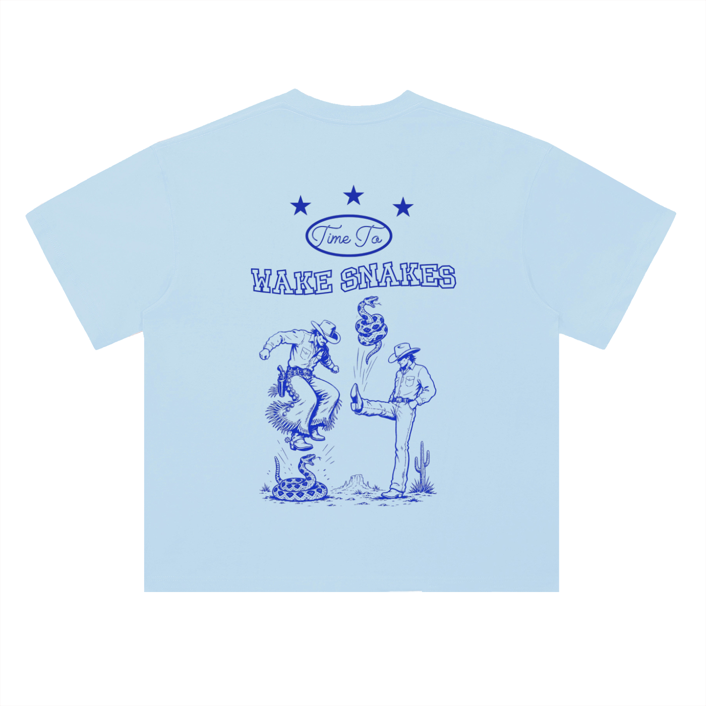 Wake Snakes Cotton T-Shirt
